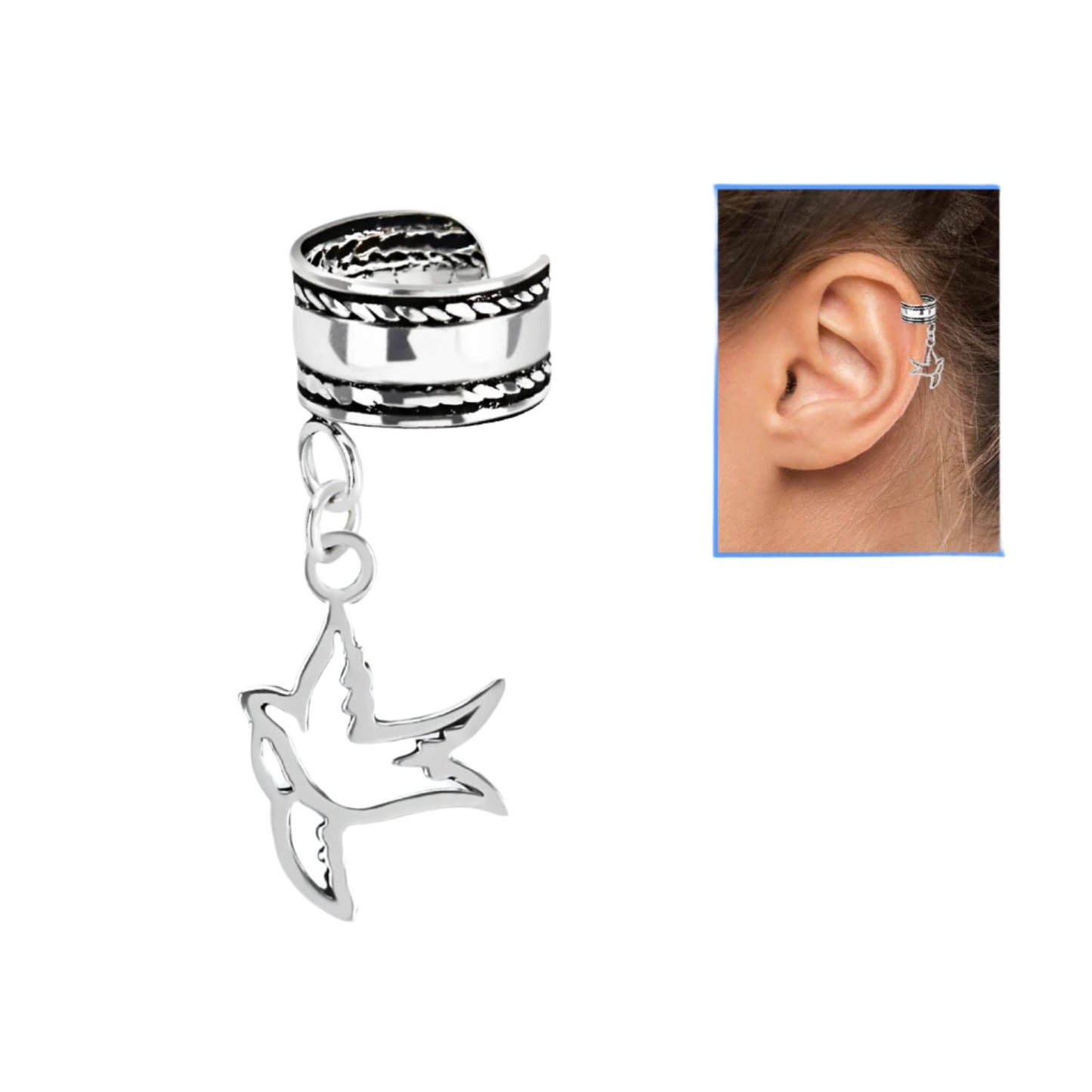 Ear Cuff ( sterling silver )