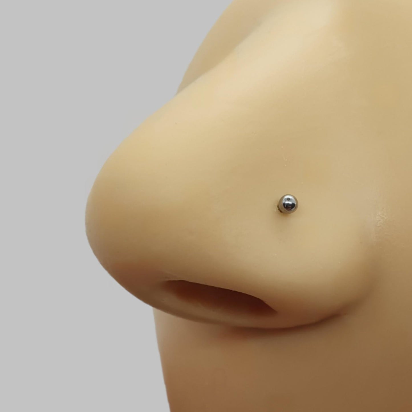 Nose screw stud with 2 mm ball ( surgical steel )