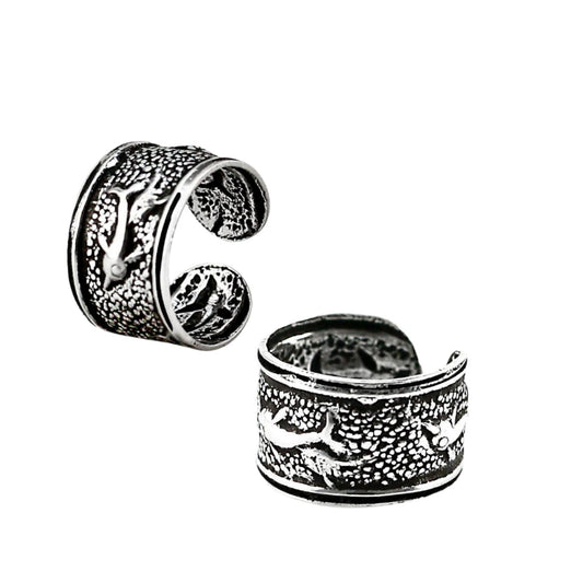 Ear Cuff Dolphin ( sterling silver )