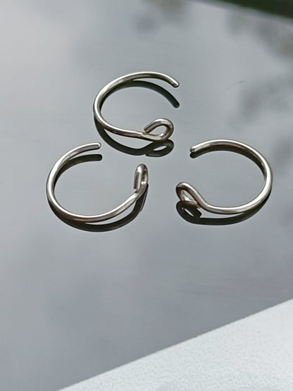 Fake Piercing Ring ( surgical steel )