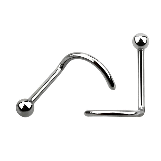 Nose screw stud with 2 mm ball ( surgical steel )