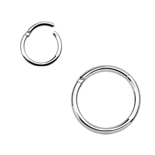 Piercing clicker hinged segment ring ( 316L surgical steel )