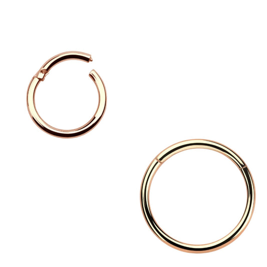 Piercing clicker hinged segment ring ( 316L surgical steel )
