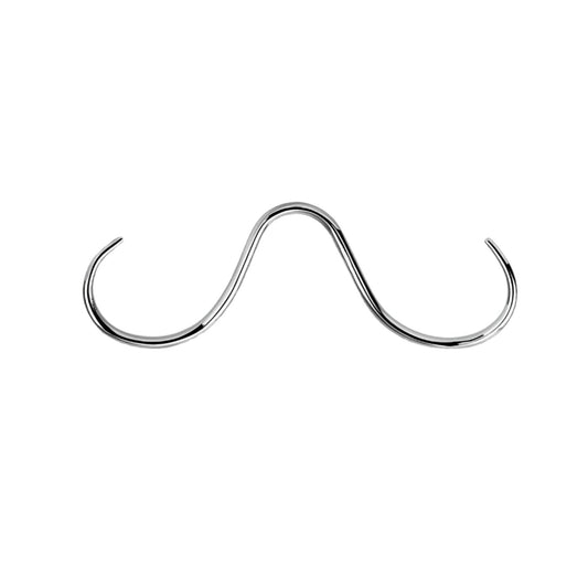 Septum mustache ( surgical steel )